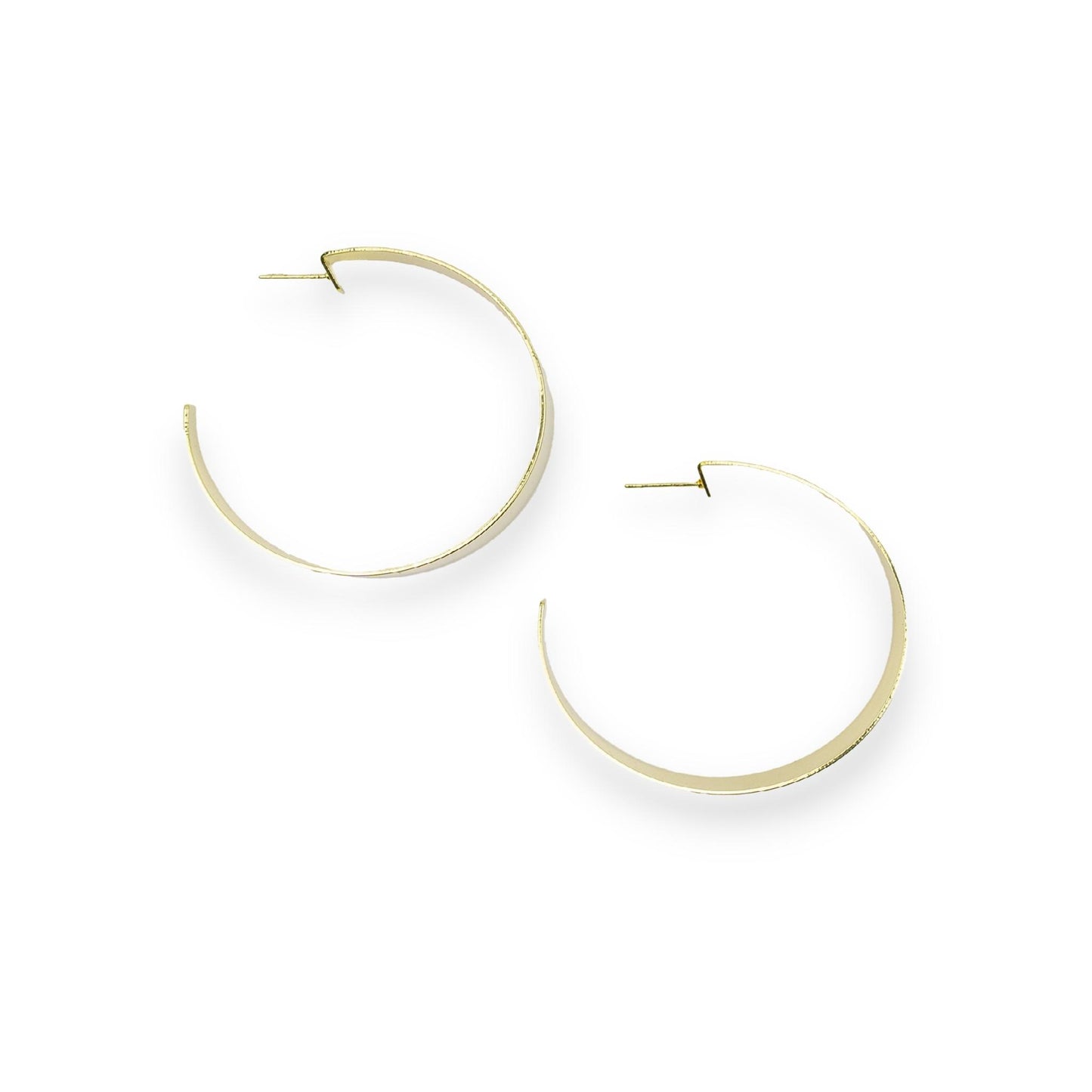 Gold Bangle Earrings