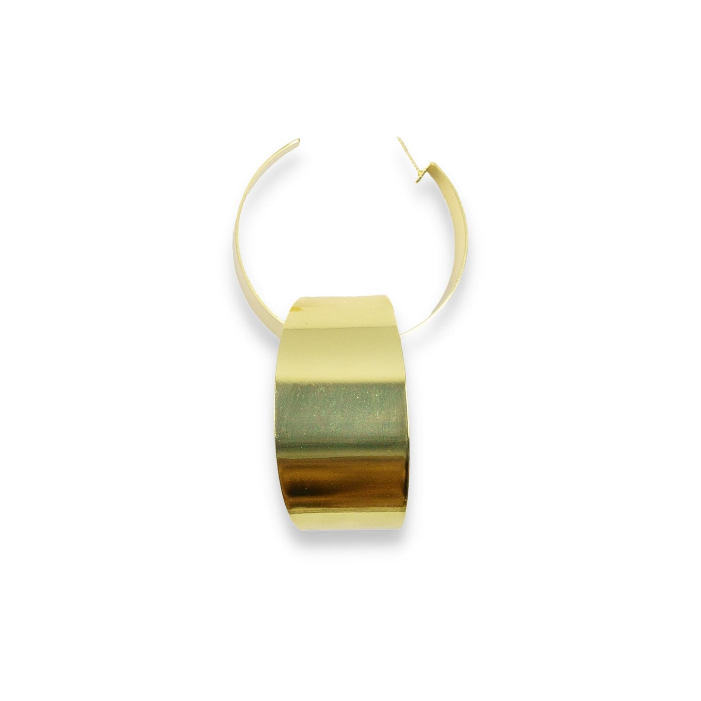 Gold Bangle Earrings