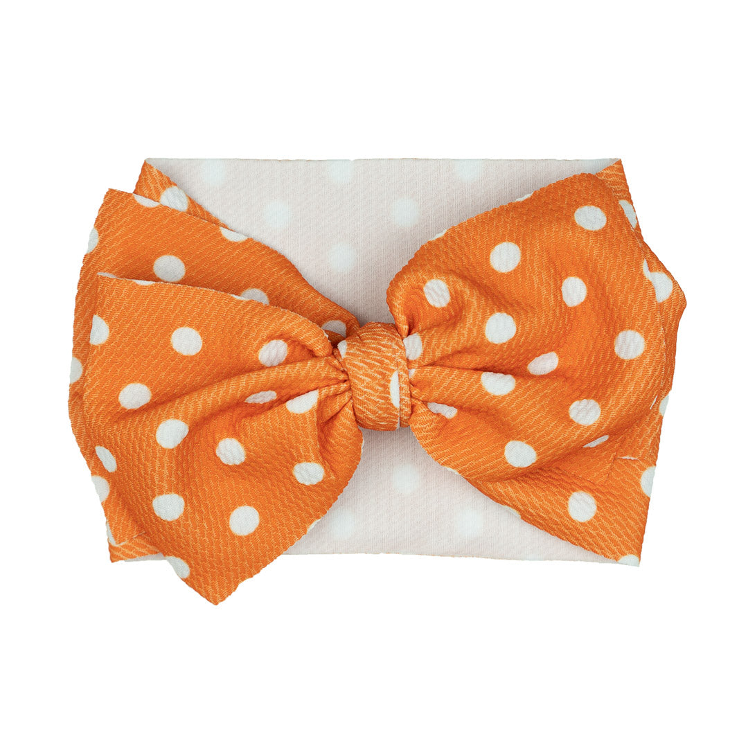 Baby Queen Bow Morange Head Band