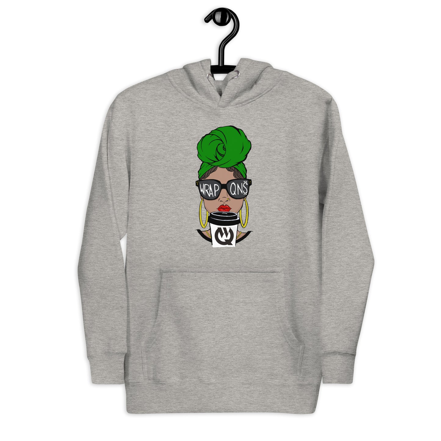 Mocha Latte Wrap Queen® Premium Hoodie
