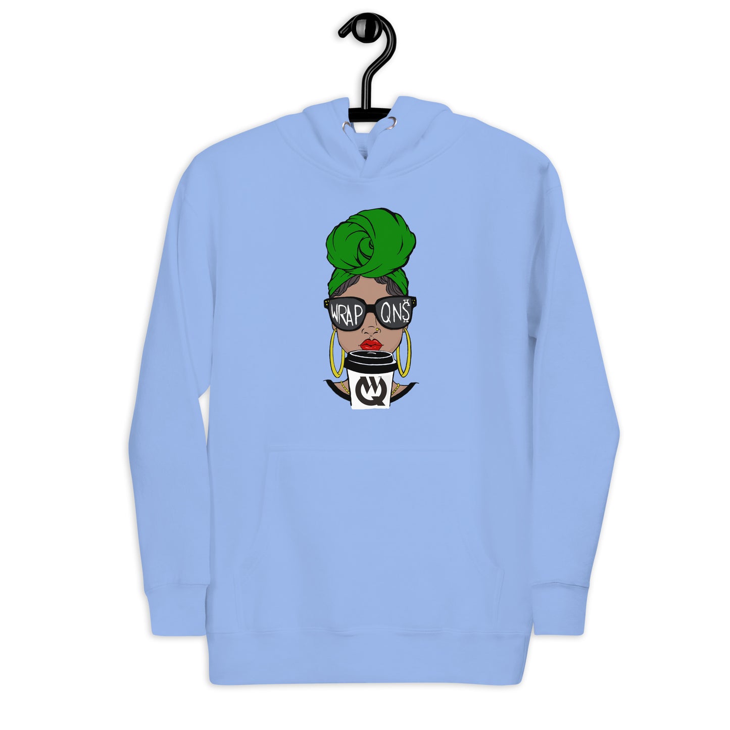 Mocha Latte Wrap Queen® Premium Hoodie