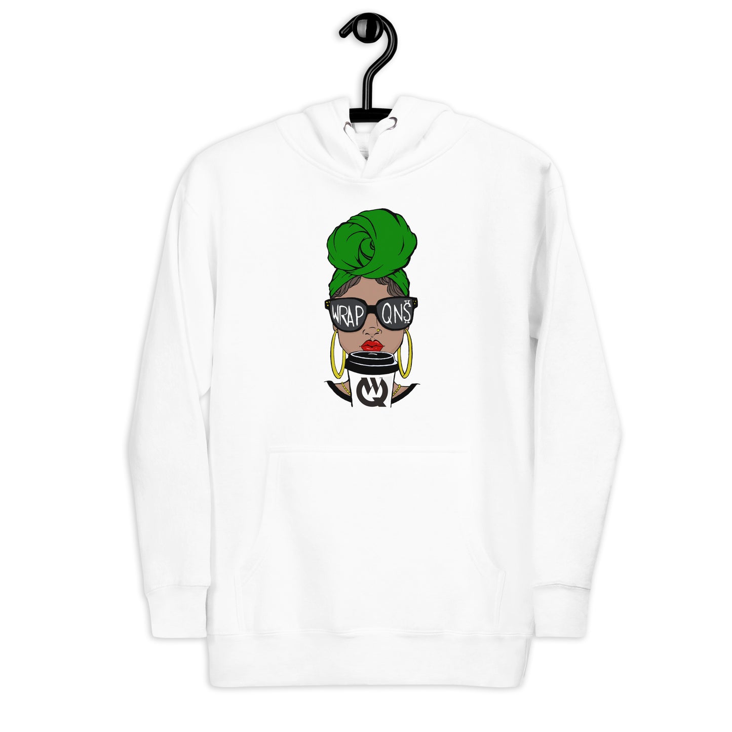 Mocha Latte Wrap Queen® Premium Hoodie