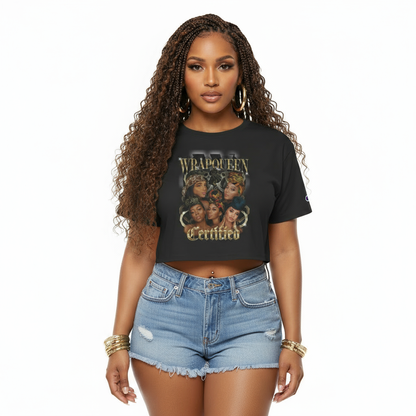 WQ + Champion 90s Vintage Cropped T-Shirt