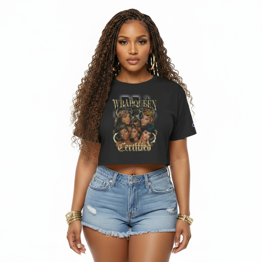 WQ + Champion 90s Vintage Cropped T-Shirt