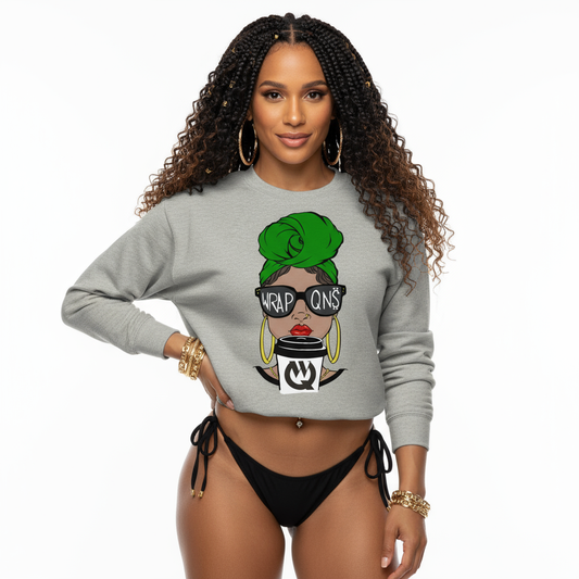 Mocha Latte Wrap Queen® Premium Sweatshirt