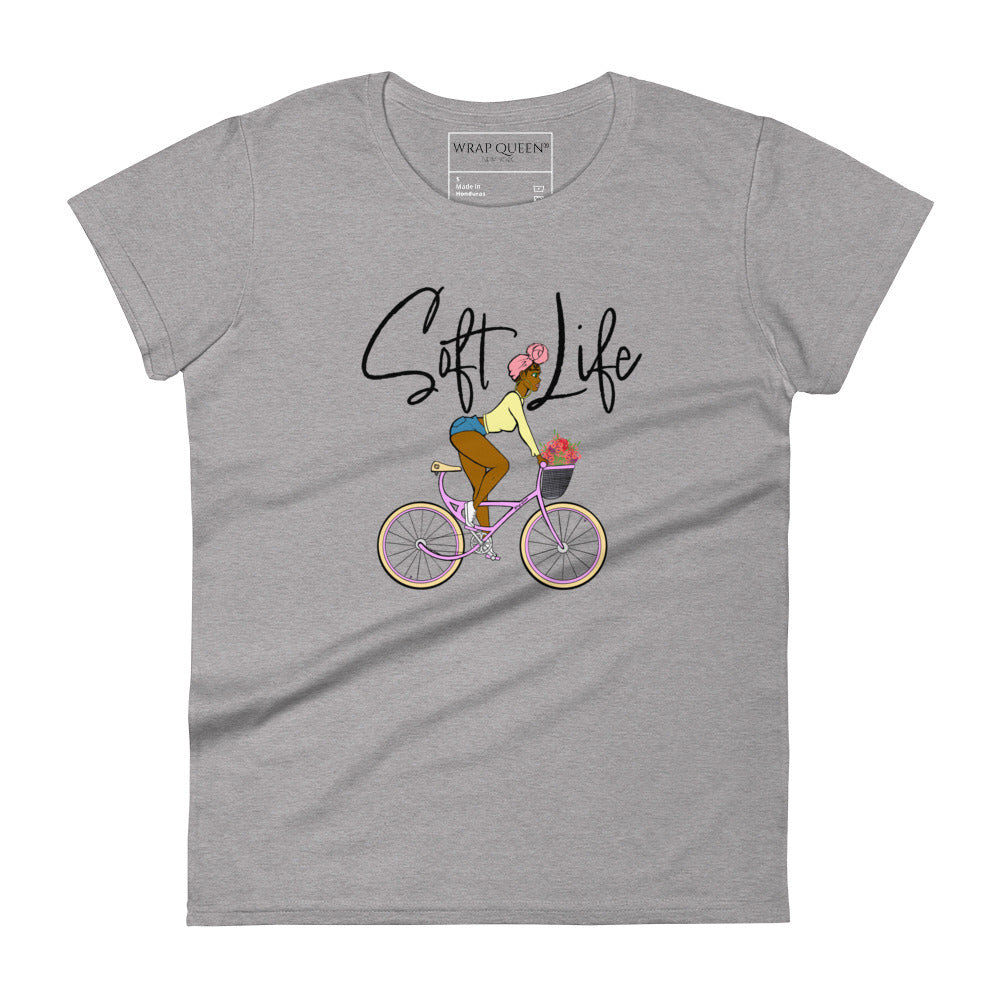 "Soft Life" Bike Ride Women's short sleeve t-shirt