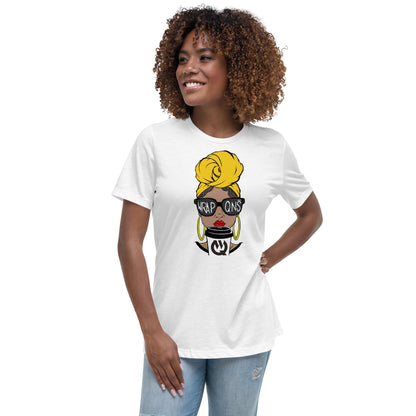 Mocha Latte Yellow Wrap Queen® Relaxed T-Shirt