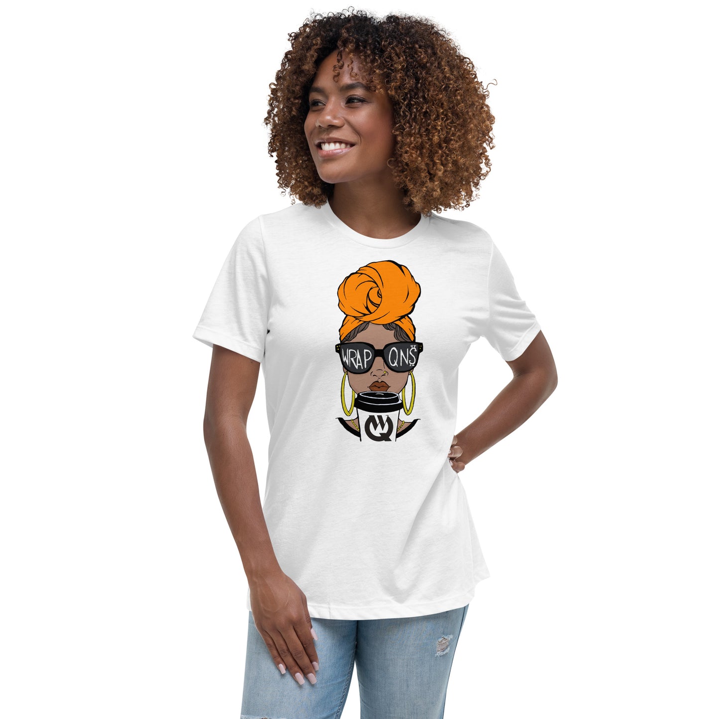 Orange Mocha Latte Wrap Queen® Relaxed T-Shirt
