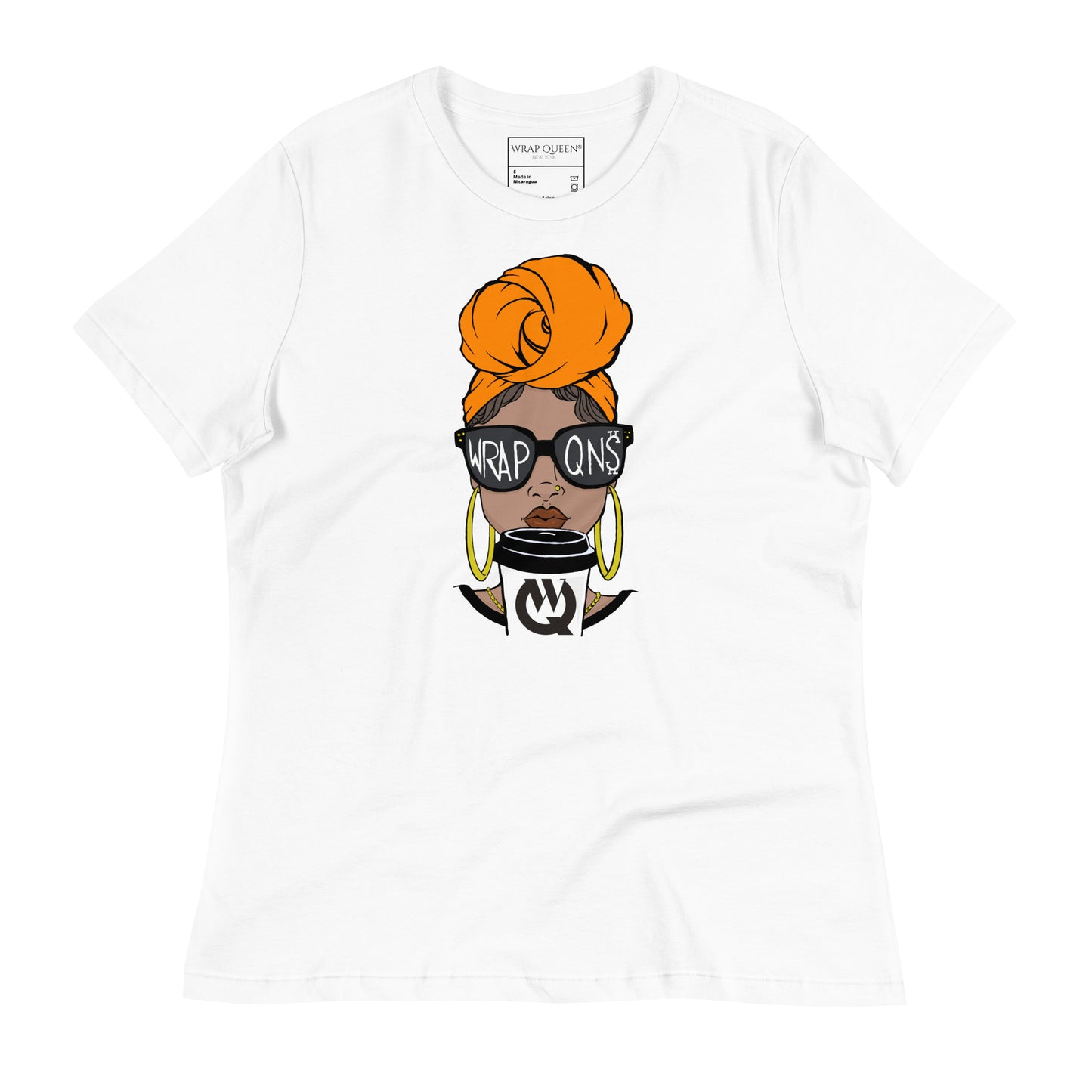 Orange Mocha Latte Wrap Queen® Relaxed T-Shirt