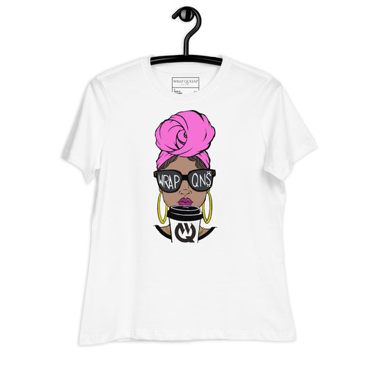 Pink Mocha Latte Wrap Queen® Relaxed T-Shirt