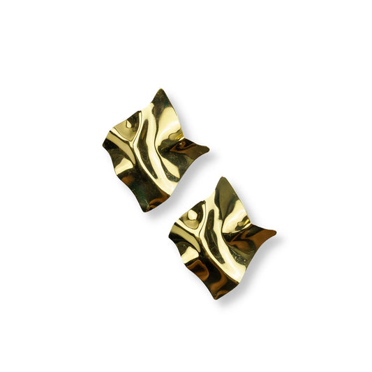 Gold Paper Earrings