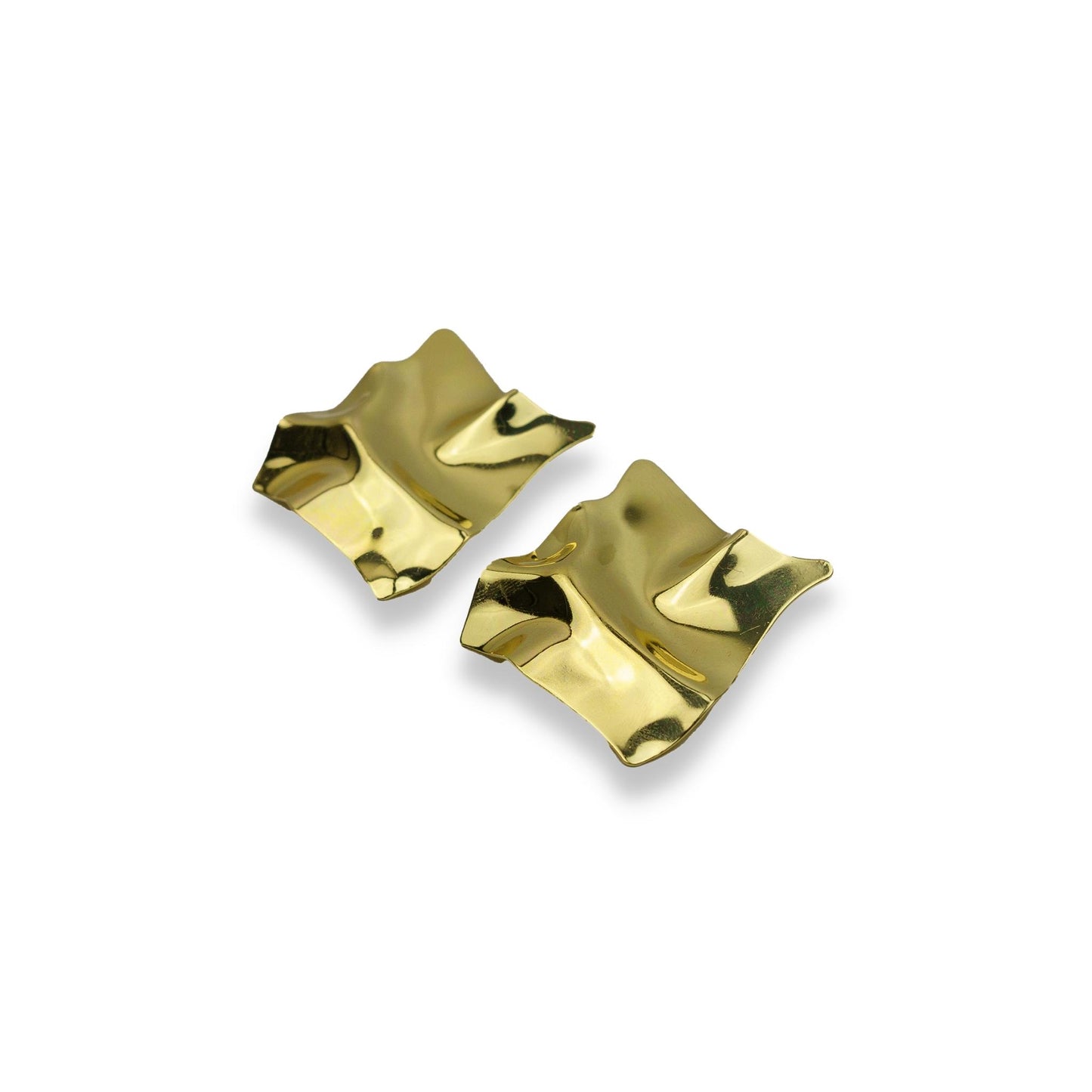 Gold Paper Earrings