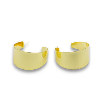 Gold Bangle Earrings
