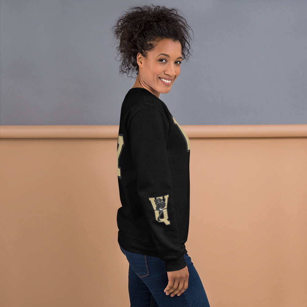 Wrap Queen Varsity Letters Sweatshirt